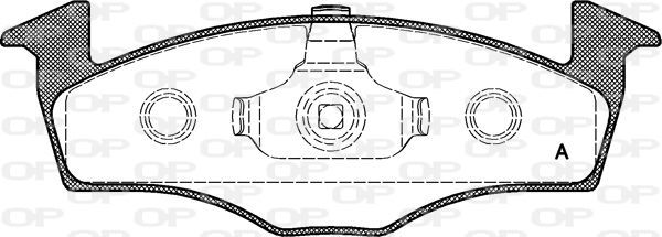 OPEN PARTS Jarrupala, levyjarru BPA0609.10